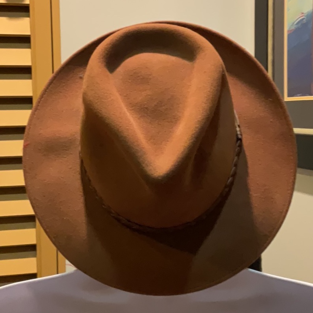 Eddie Bauer Tan Fedora Hat